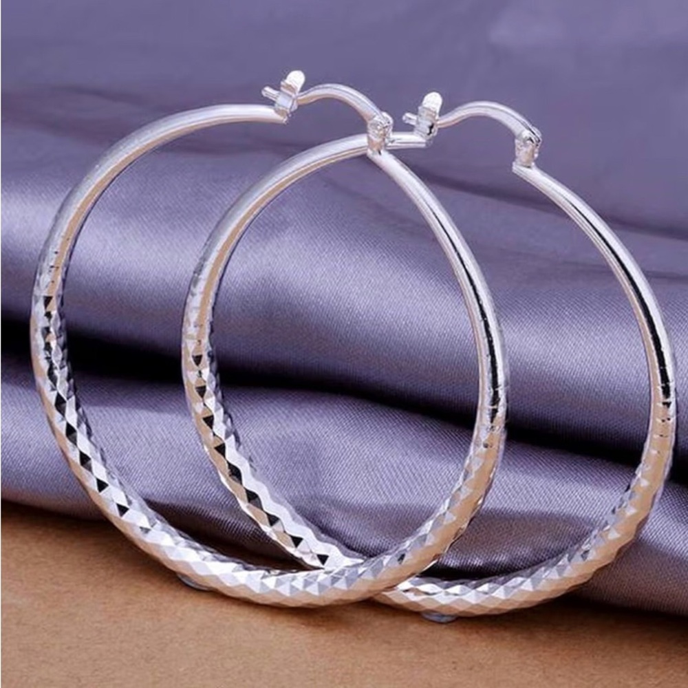 Sterling Silver Hoop Earrings